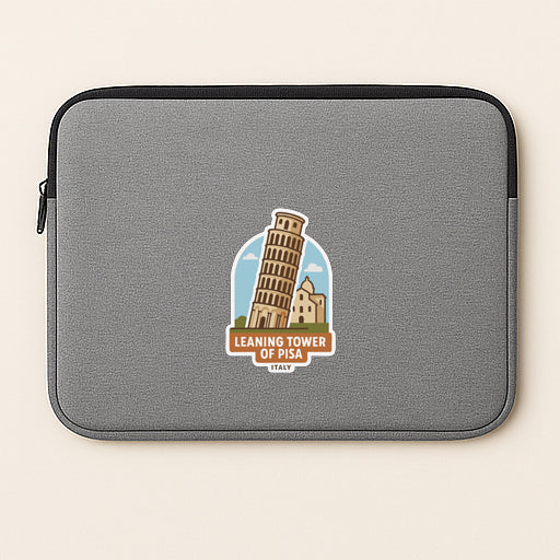 Leaning Tower of Pisa Italy Iron On Heat Transfer Vinyl HTV Die-Cut Symbolic