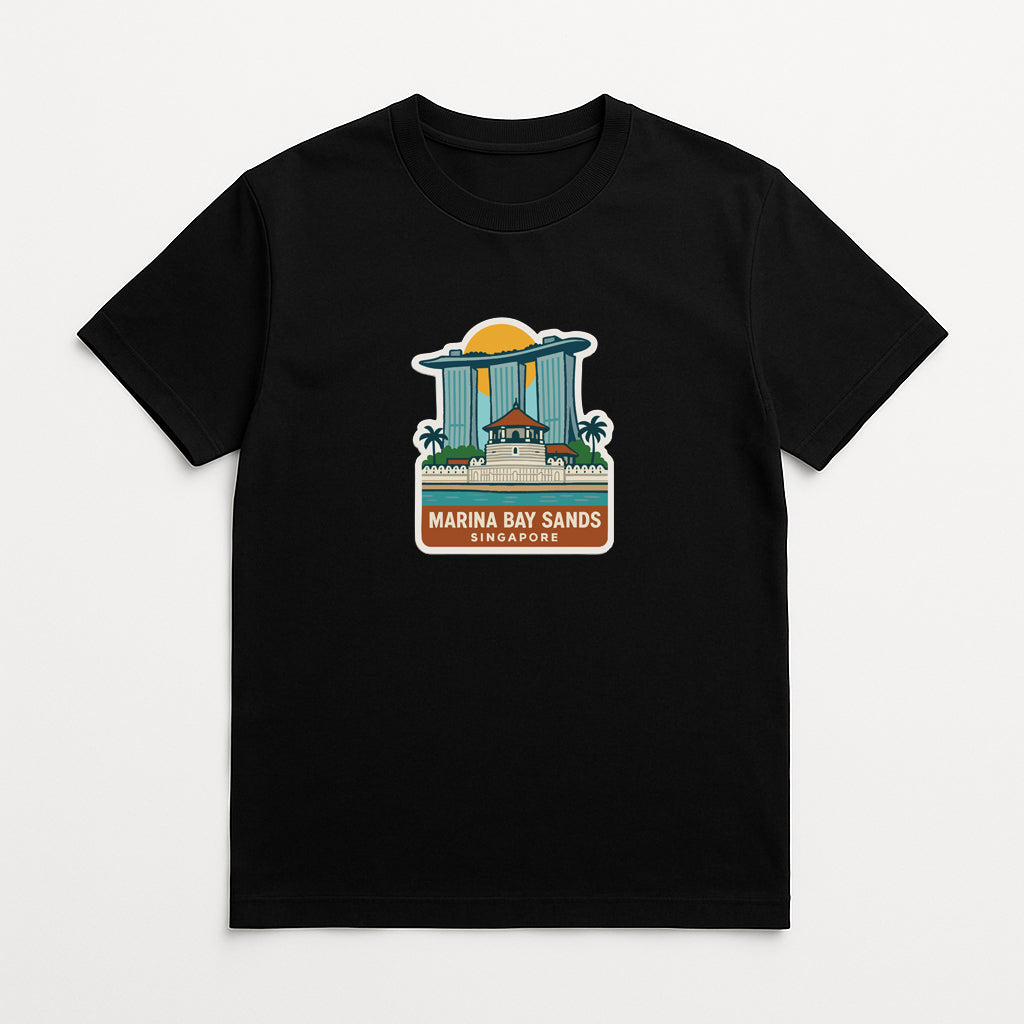 Marina Bay Sands Singapore Iron On Heat Transfer Vinyl HTV Die-Cut Symbolic