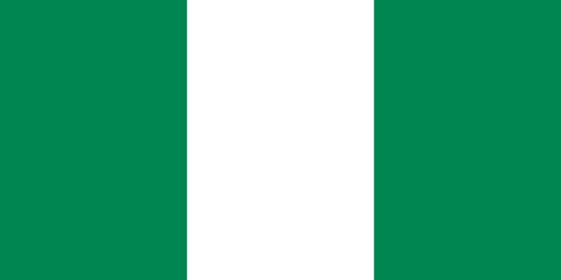 Nigeria Flag Sticker Decal / Federal Republic of Nigeria / Unity and Faith, Peace and Progress / Abuja / Jamhuriyar Tarayyar Najeriya
