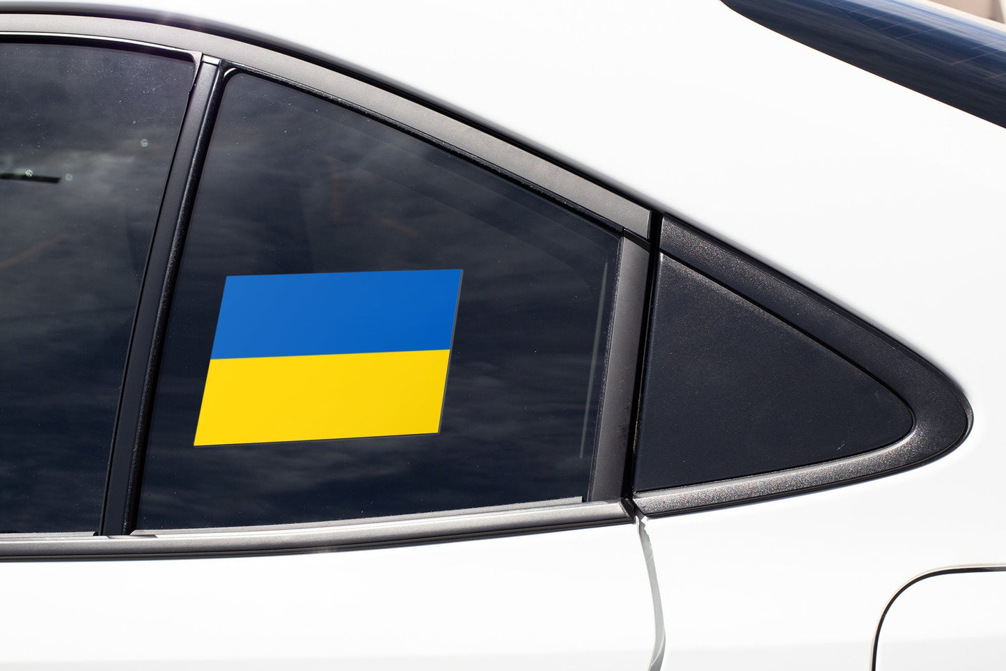 Ukraine Flag Sticker Decal