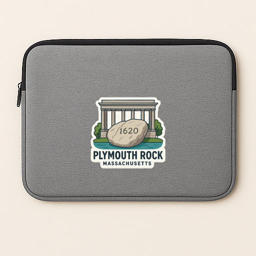 Plymouth Rock Massachusetts Iron On Heat Transfer Vinyl HTV Die-Cut Symbolic