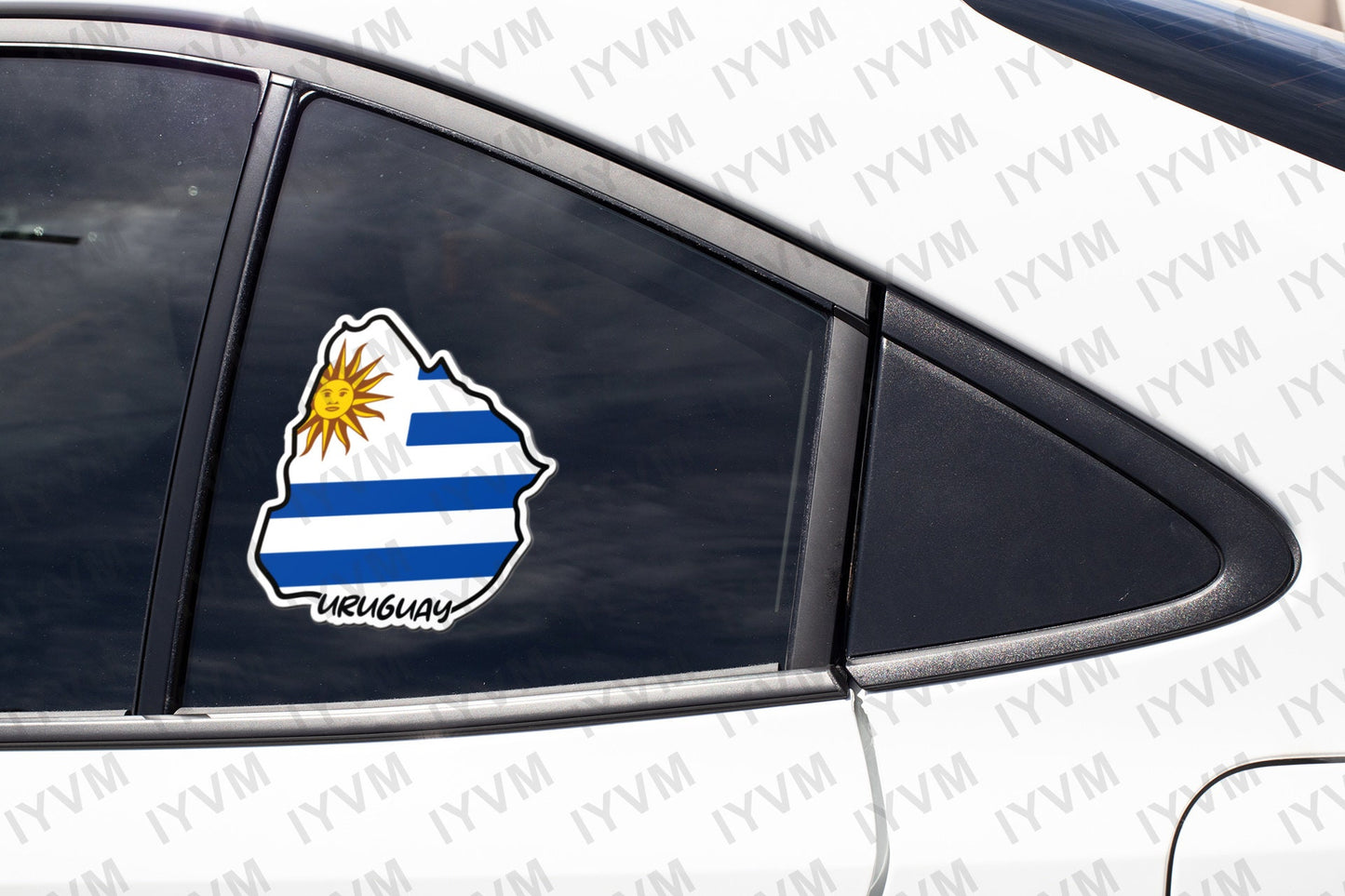Uruguay Map Flag Sticker Decal / Oriental Republic of the Uruguay / Libertad o Muerte / Montevideo / Uruguayan / Portuguese