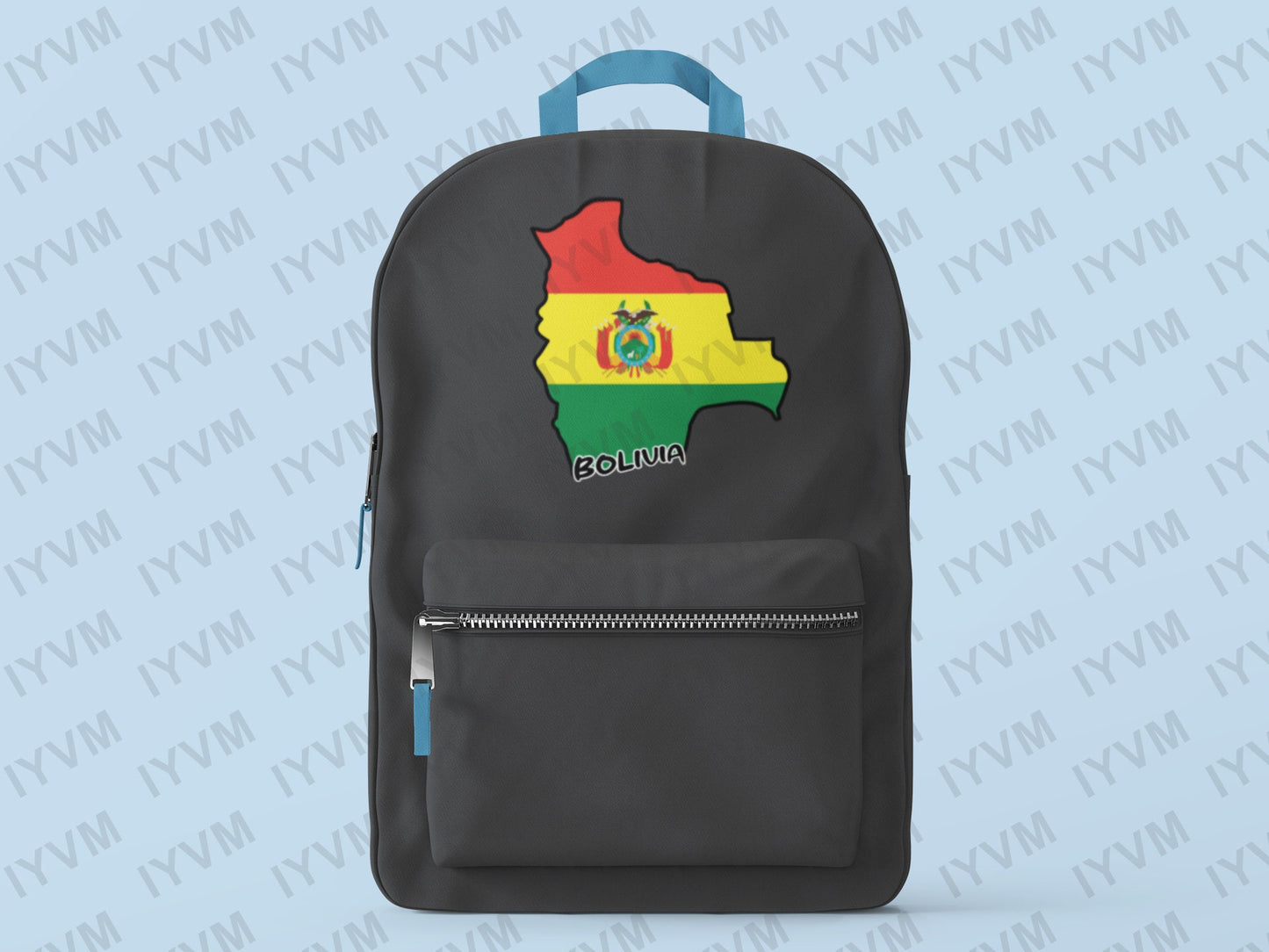 Bolivia Map Iron On Heat Transfer Vinyl HTV / Sucre / La Unión es la Fuerza / the Plurinational State of Bolivia