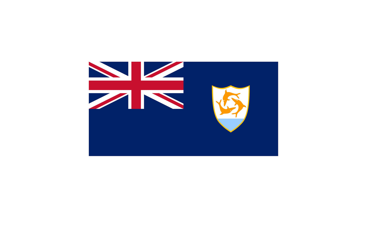 Anguilla Flag Sticker Decal
