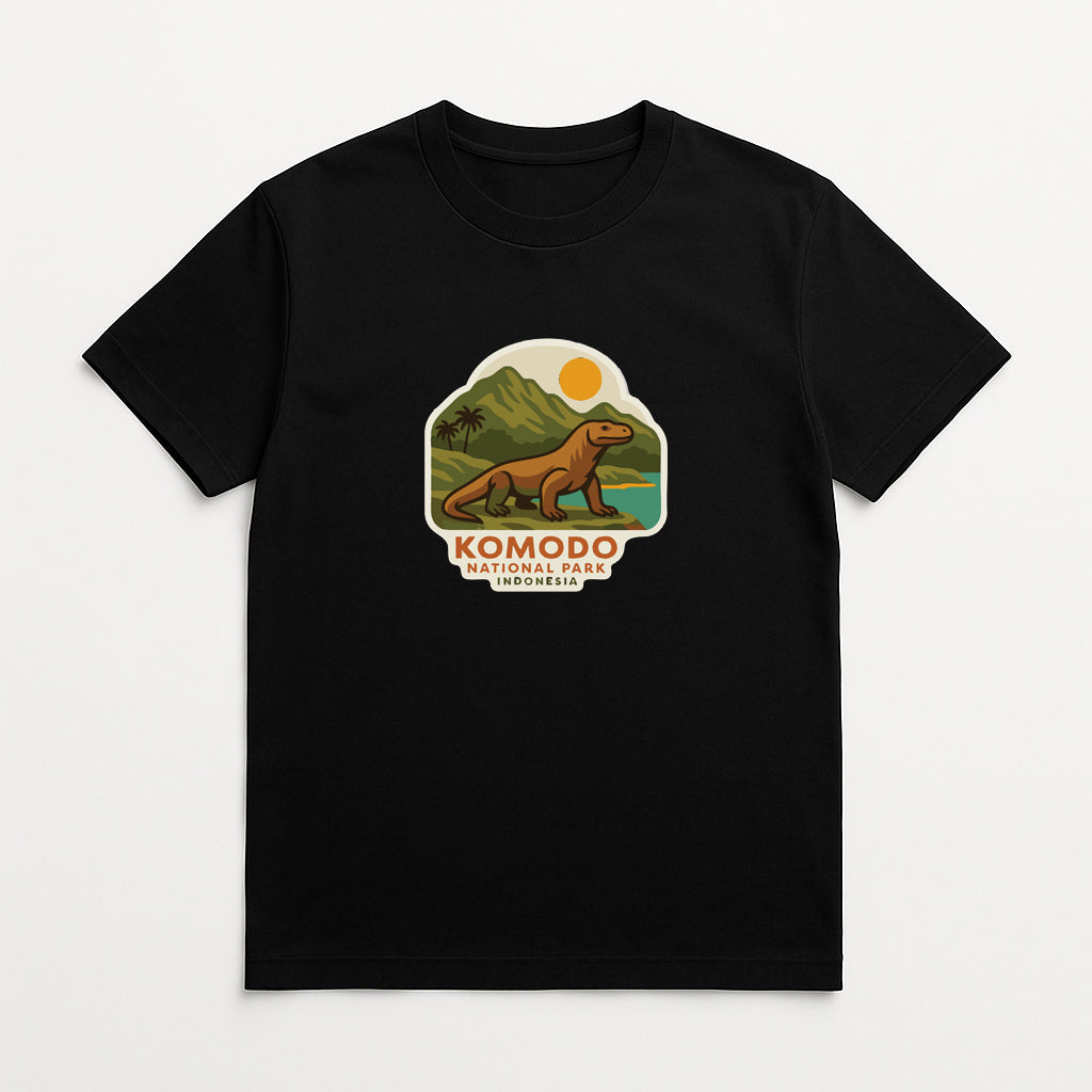 Komodo National Park Indonesia Iron On Heat Transfer Vinyl HTV Die-Cut Symbolic