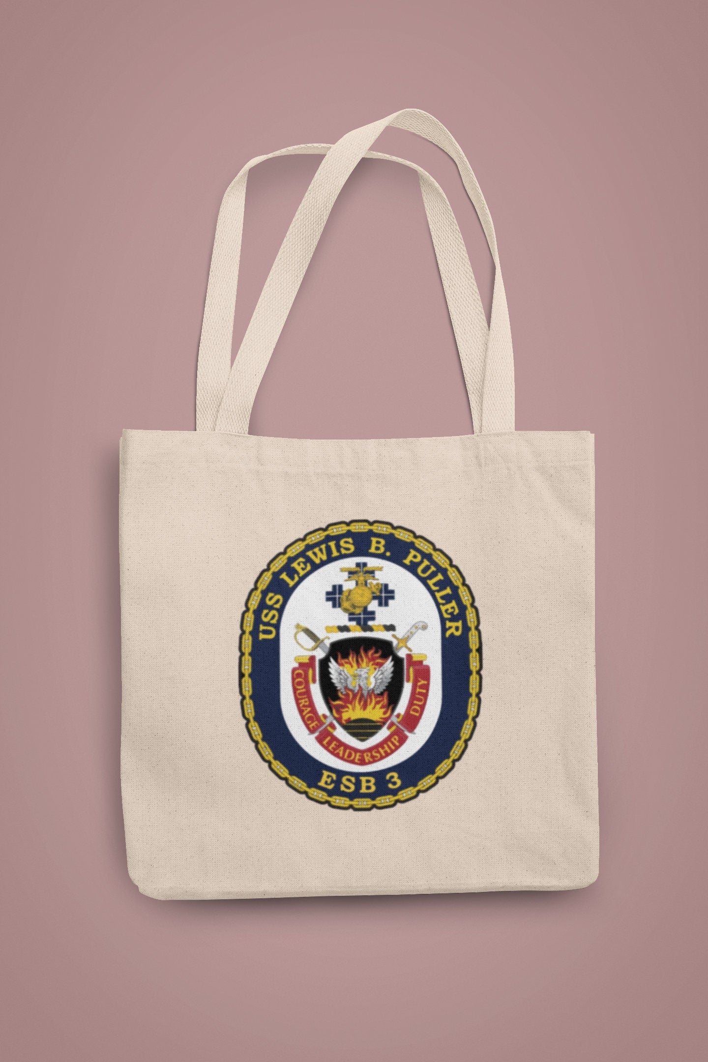 USS Lewis B. Puller ESB-3 Badge Iron On Heat Transfer Vinyl HTV Lewis B. Puller Class Expeditionary Mobile Base