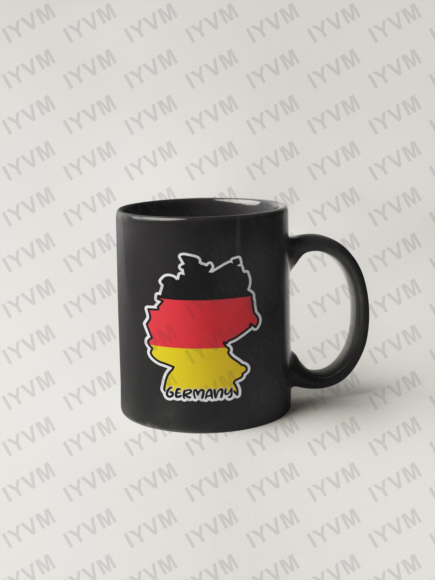 Germany Map Flag Sticker Decal / Federal Republic of Germany / Berlin / German / Bundesrepublik Deutschland