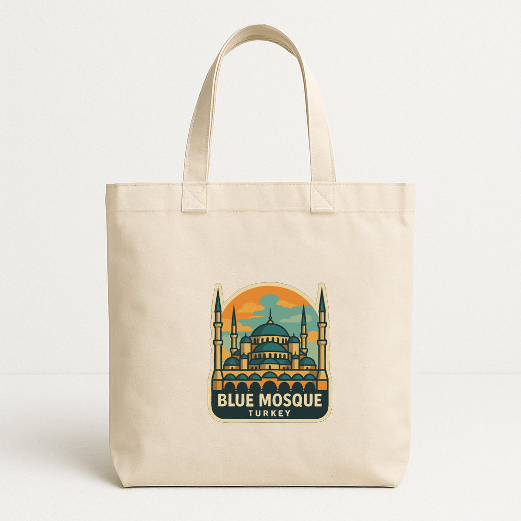 Blue Mosque Turkey Iron On Heat Transfer Vinyl HTV Die-Cut Symbolic Landmark