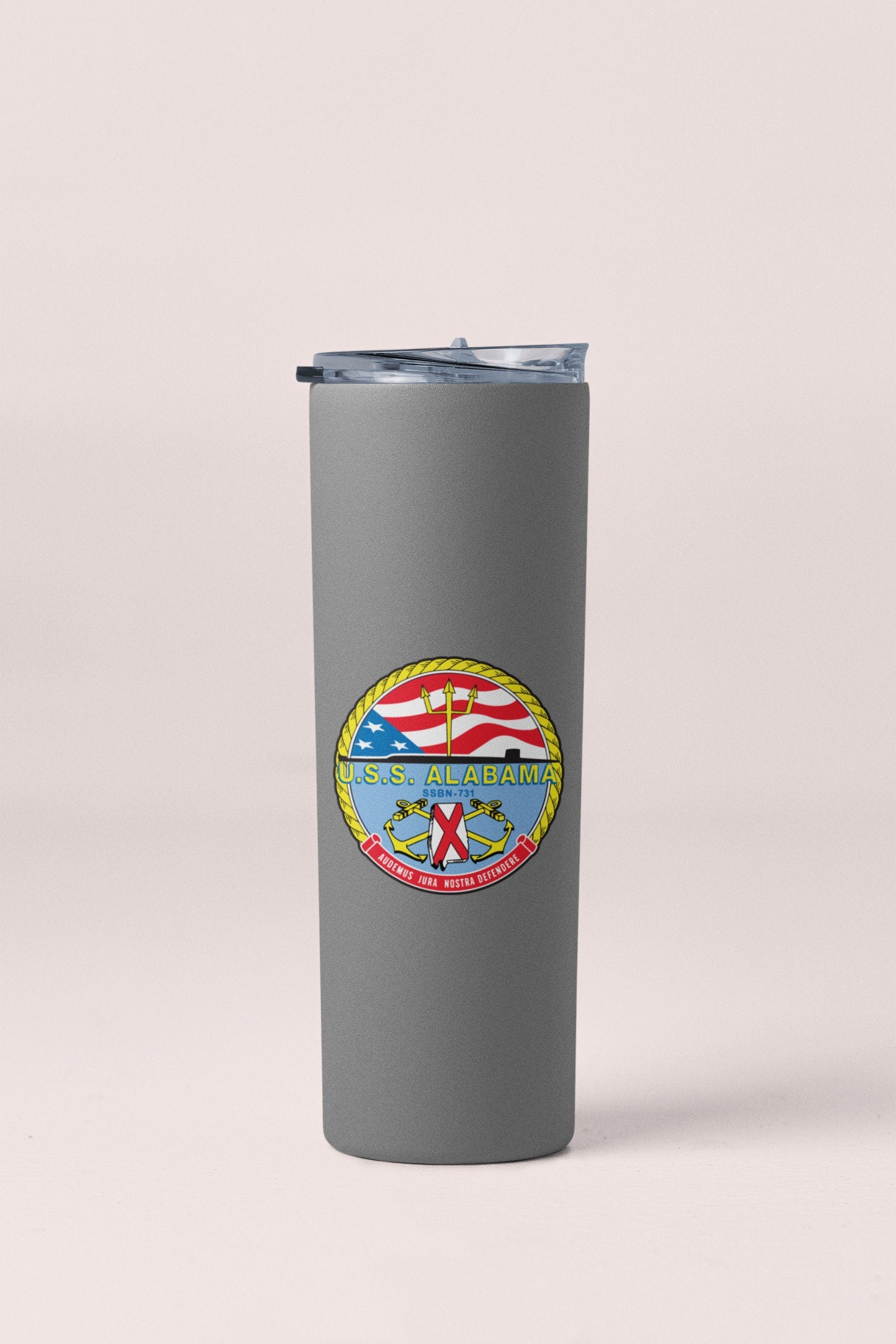 USS Alabama SSBN-731 Badge Sticker Decal Ohio Class Ballistic Missile Submarine Car Sticker Bumper Sticker for Car Emblem