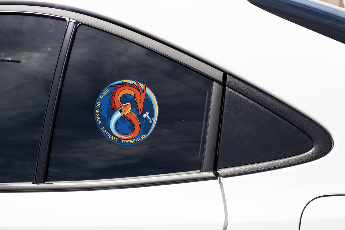 a close up of a car's side mirror