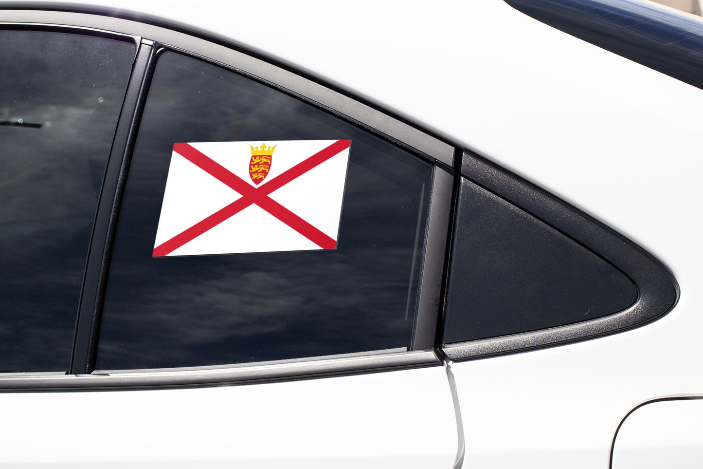 Jersey Flag Sticker Decal