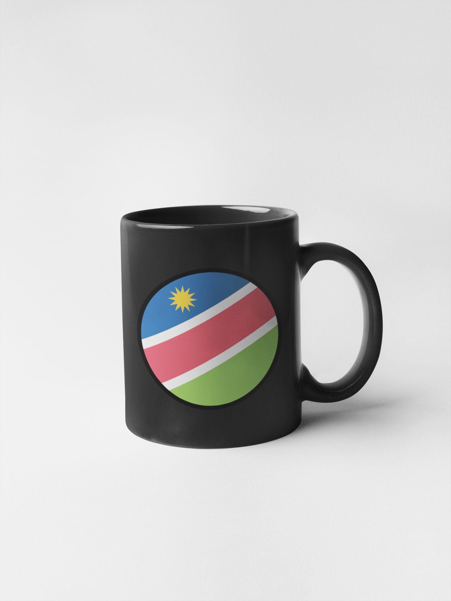 Namibia Flag Circle Sticker Decal