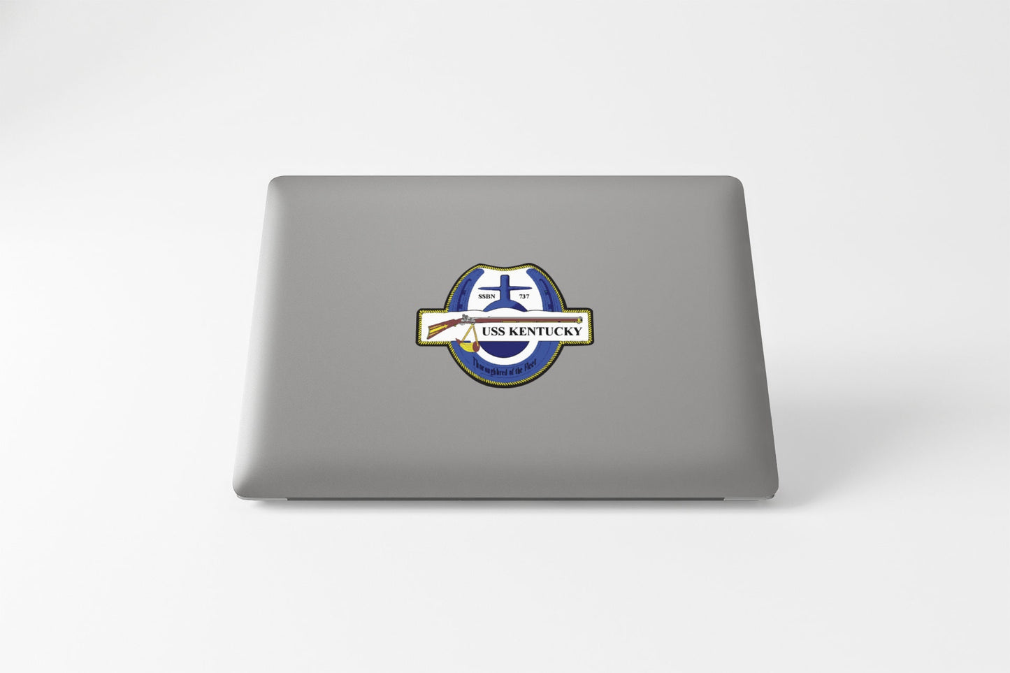 USS Kentucky SSBN-737 Badge Sticker Decal Ohio Class Ballistic Missile Submarine Car Sticker Bumper Sticker for Car Emblem