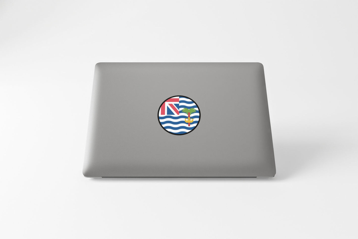 Diego Garcia Flag Circle Sticker Decal