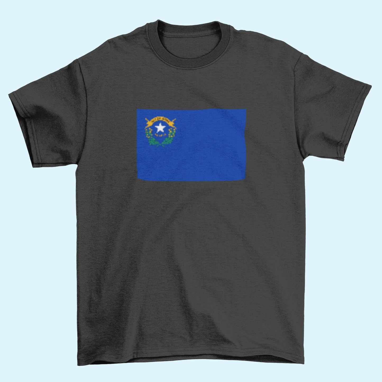 State of Nevada Flag Iron On Heat Transfer Vinyl HTV Nevada State Carson City Silver State Battle Born State Sagebrush State Casino State