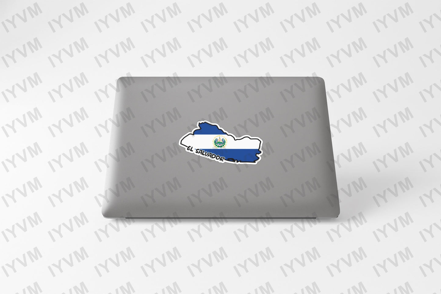 El Salvador Map Flag Sticker Decal / Republic of El Salvador / Dios, Unión, Libertad / San Salvador / Salvadoran Salvadorian