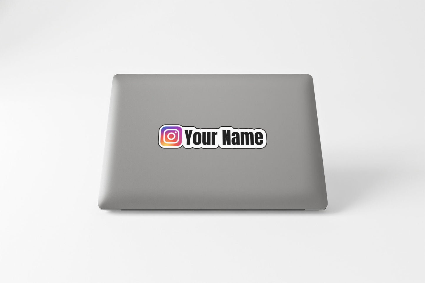 Personalized Instagram Username Sticker Decal Social Media Handle User ID Sticker Tag