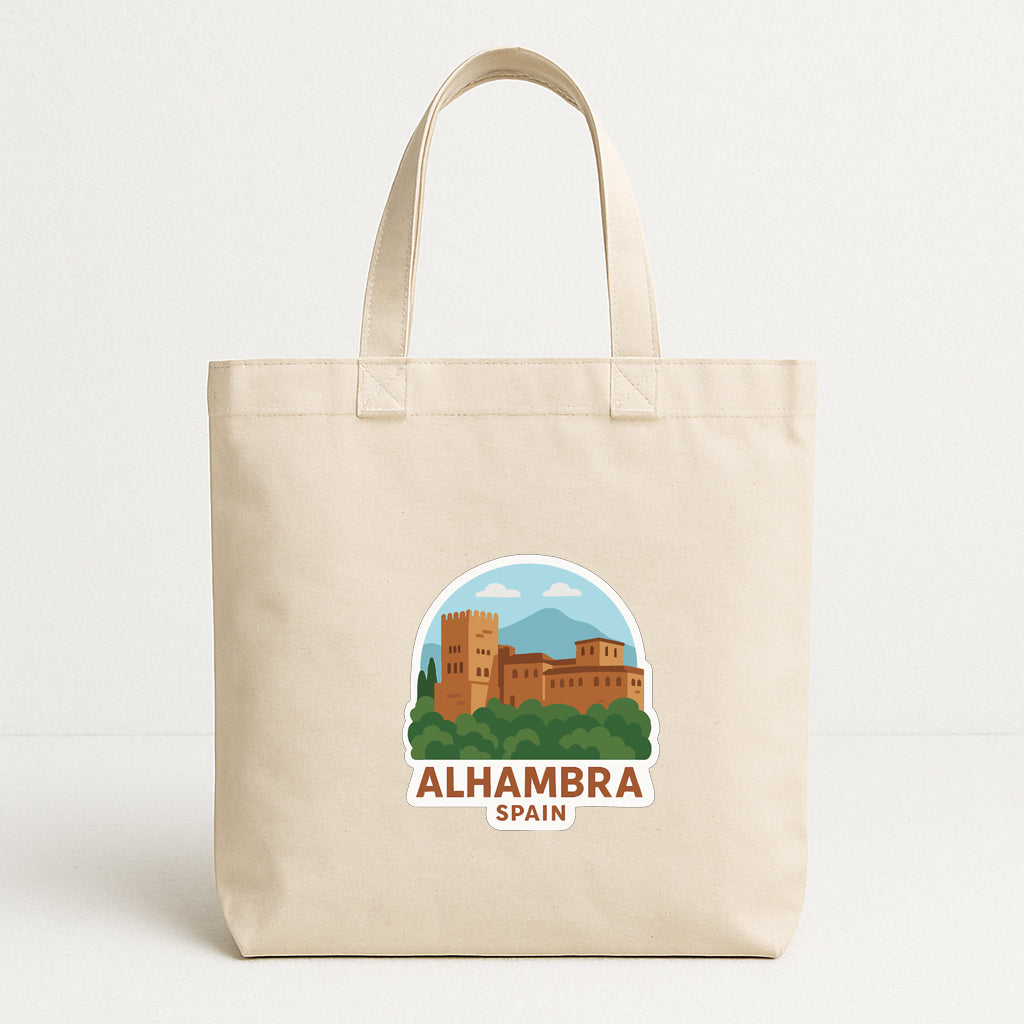 Alhambra of Granada Spain Iron On Heat Transfer Vinyl HTV Die-Cut Symbolic