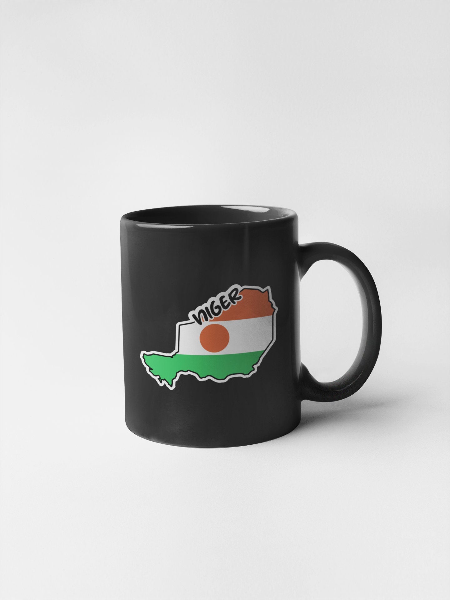 Niger Map Flag Sticker Decal