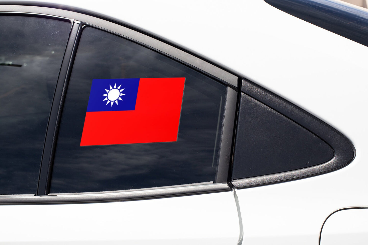 Taiwan Flag Sticker Decal