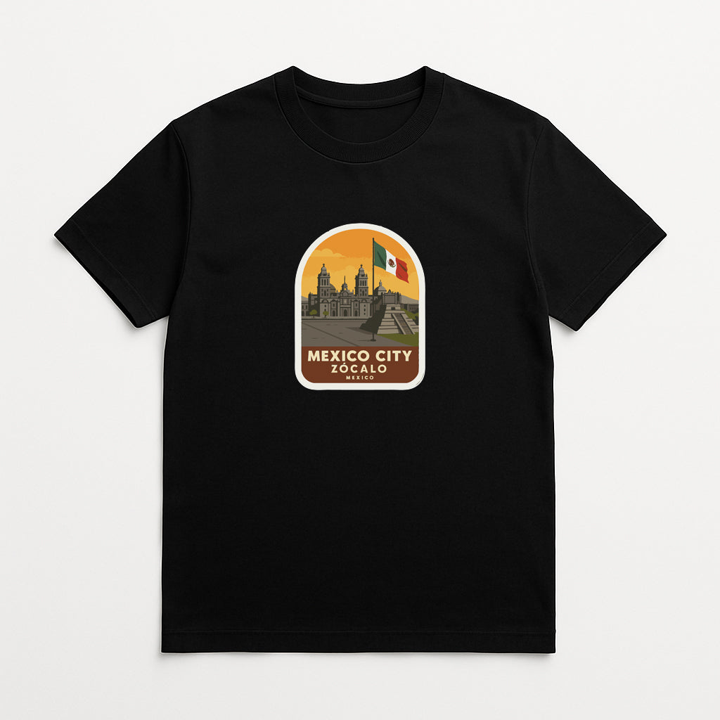 Zócalo Mexico City Iron On Heat Transfer Vinyl HTV Die-Cut Symbolic Landmark