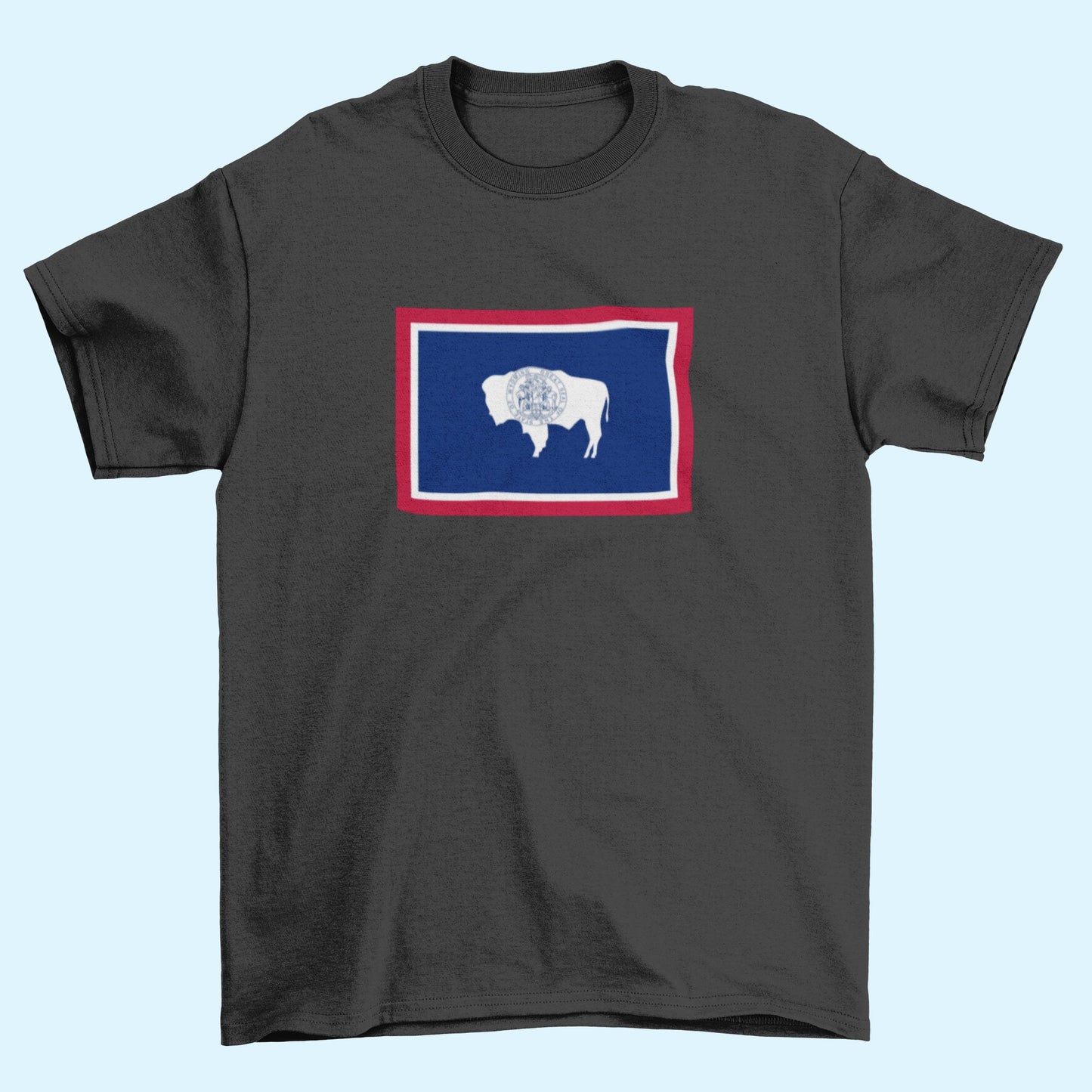 Wyoming State Flag Iron On Vinyl, HTV Heat Transfer