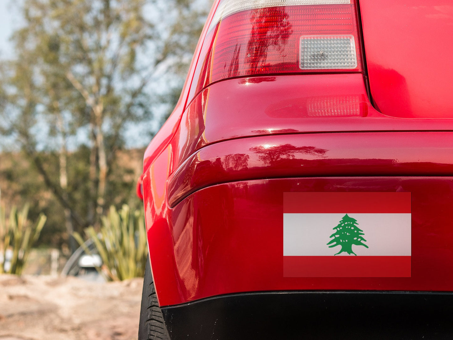 Lebanon Flag Sticker Decal / Republic of Lebanon / Lebanese Republic / Beirut / Lebanese