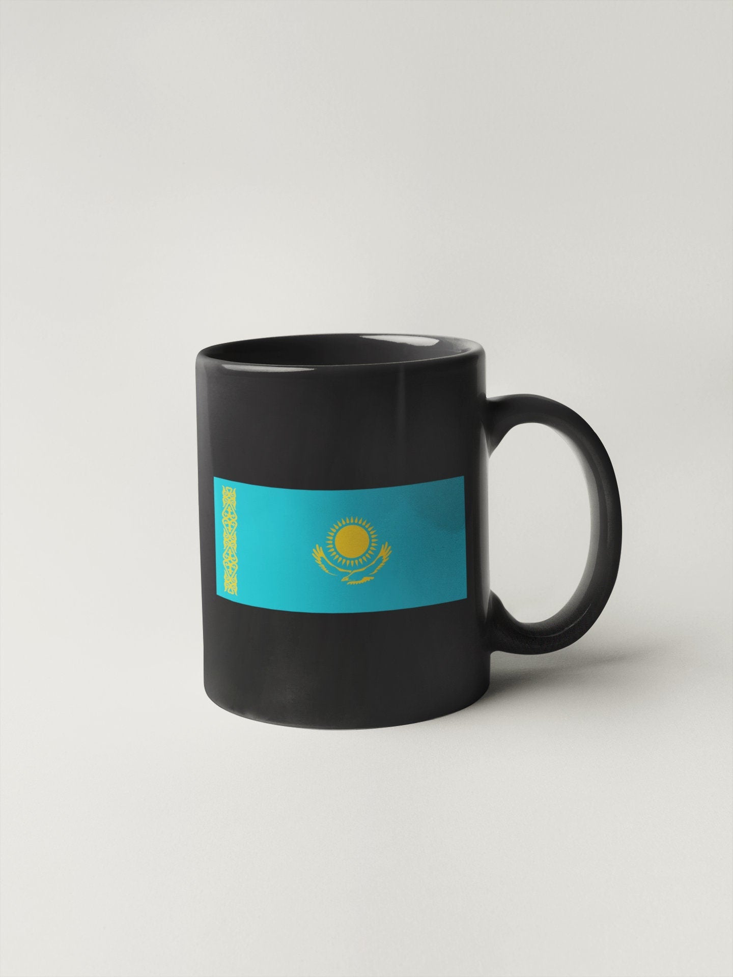 Kazakhstan Flag Sticker Decal / Republic of Kazakhstan / Қазақстан Республикасы / Nur-Sultan / Kazakh / Kazakhstani