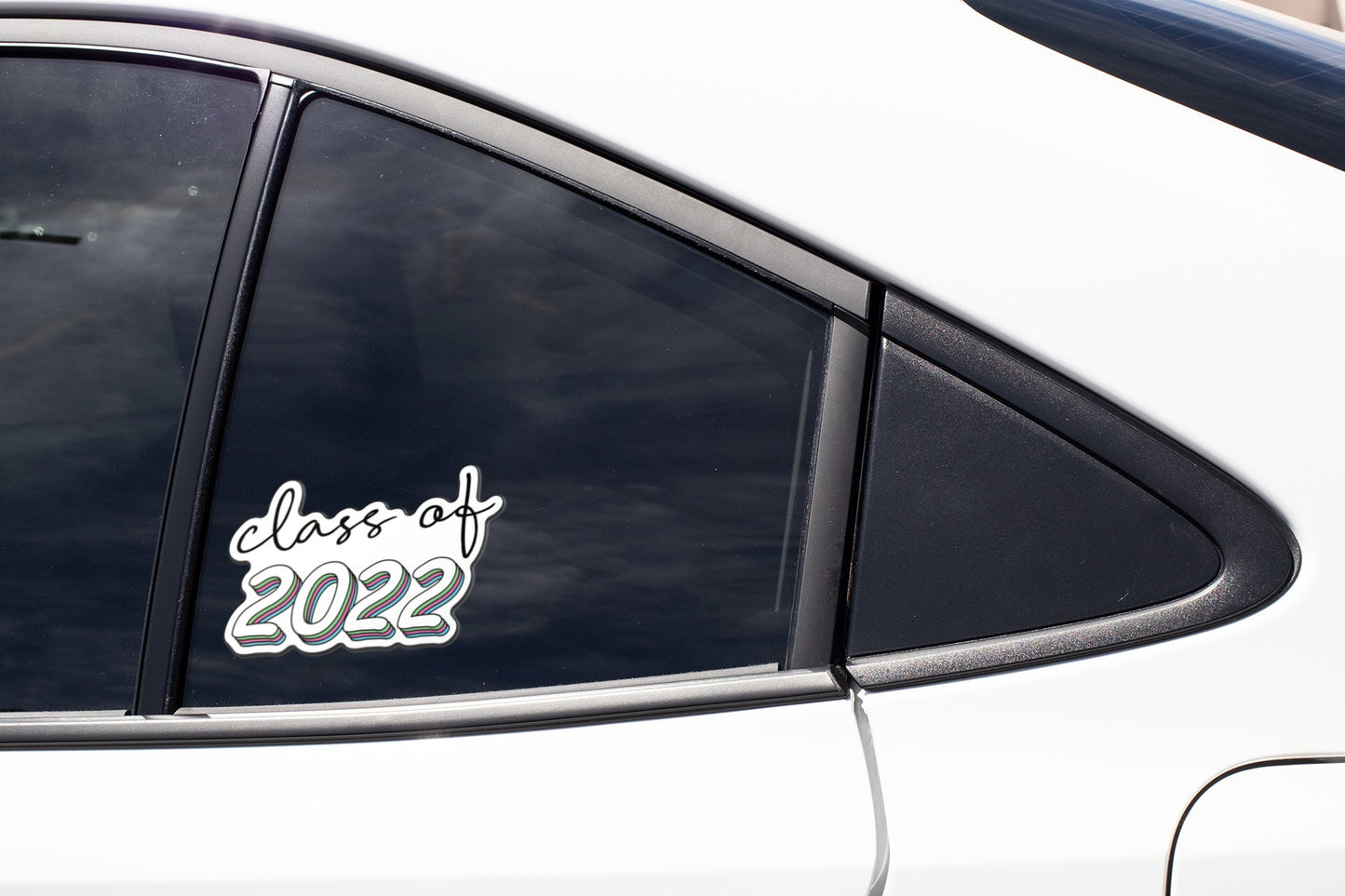 Class of 2022 Graduation Sticker Decal High School College University Graduations