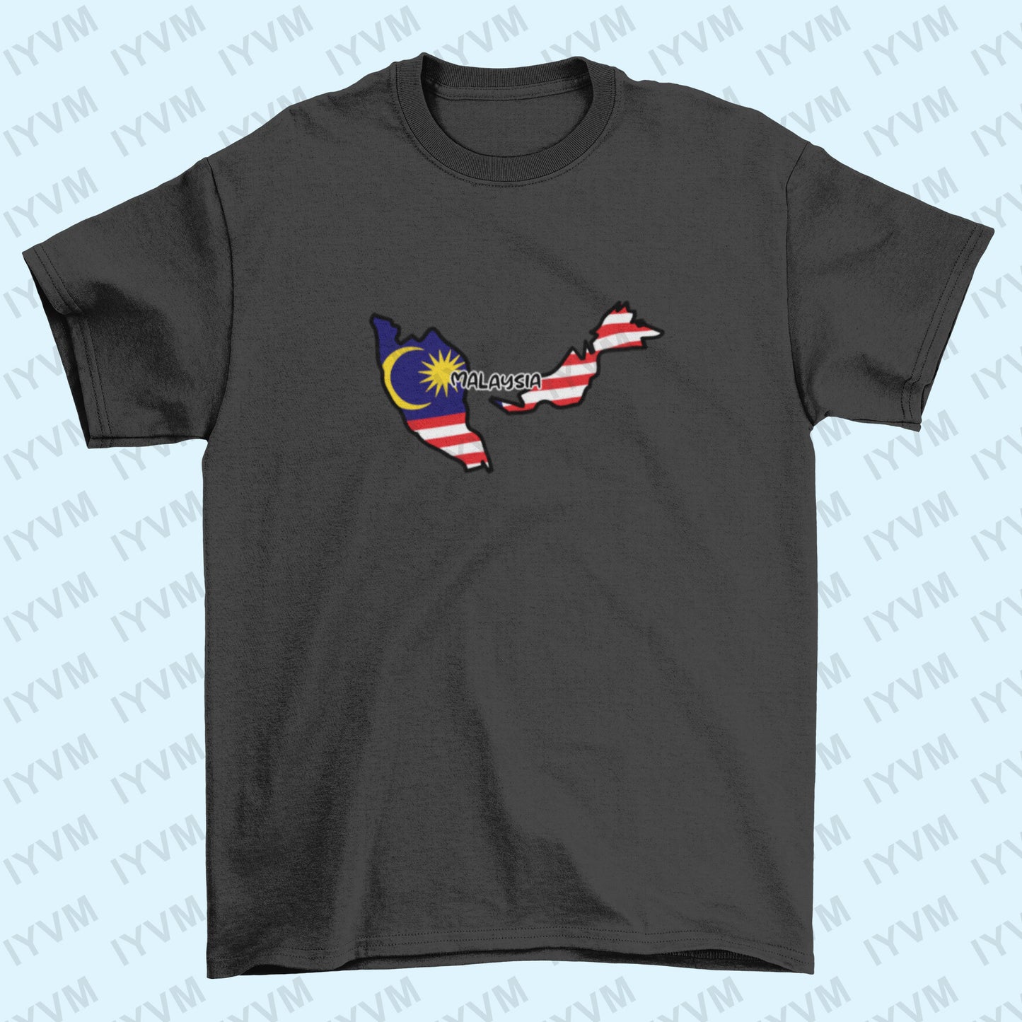 Malaysia Map Iron On Heat Transfer Vinyl HTV / Bersekutu Bertambah Mutu / Putrajaya / Malaysian Active