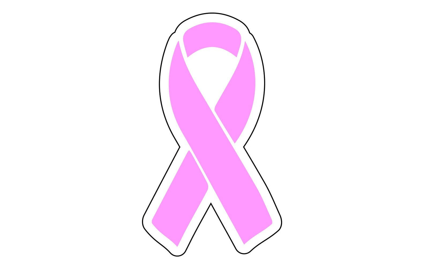 Breast Cancer Awareness Ribbon Sticker Decal Support Women Cancer Patients Hope for the Future Solidarity
