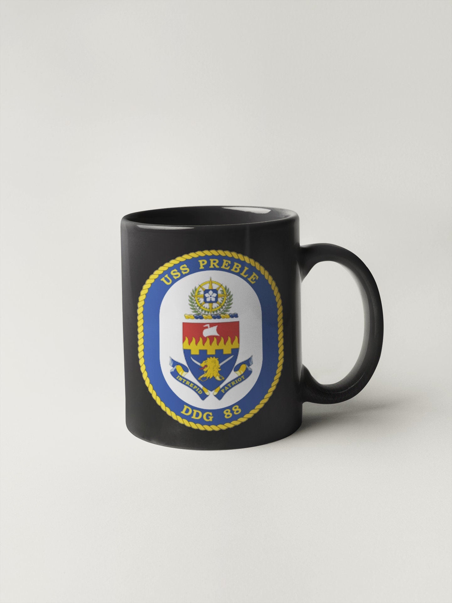 USS Preble DDG-88 Badge Sticker Decal Arleigh Burke Class Destroyer Car Sticker Bumper Sticker for Car Emblem