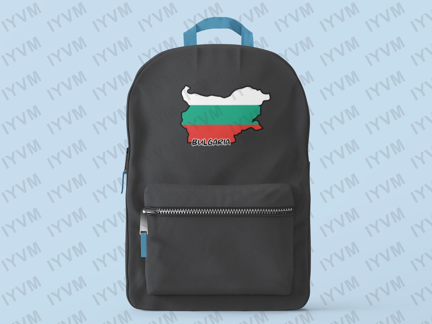 Bulgaria Map Iron On Heat Transfer Vinyl HTV / Sofia / Republic of Bulgaria / Съединението прави силата / Bulgarian