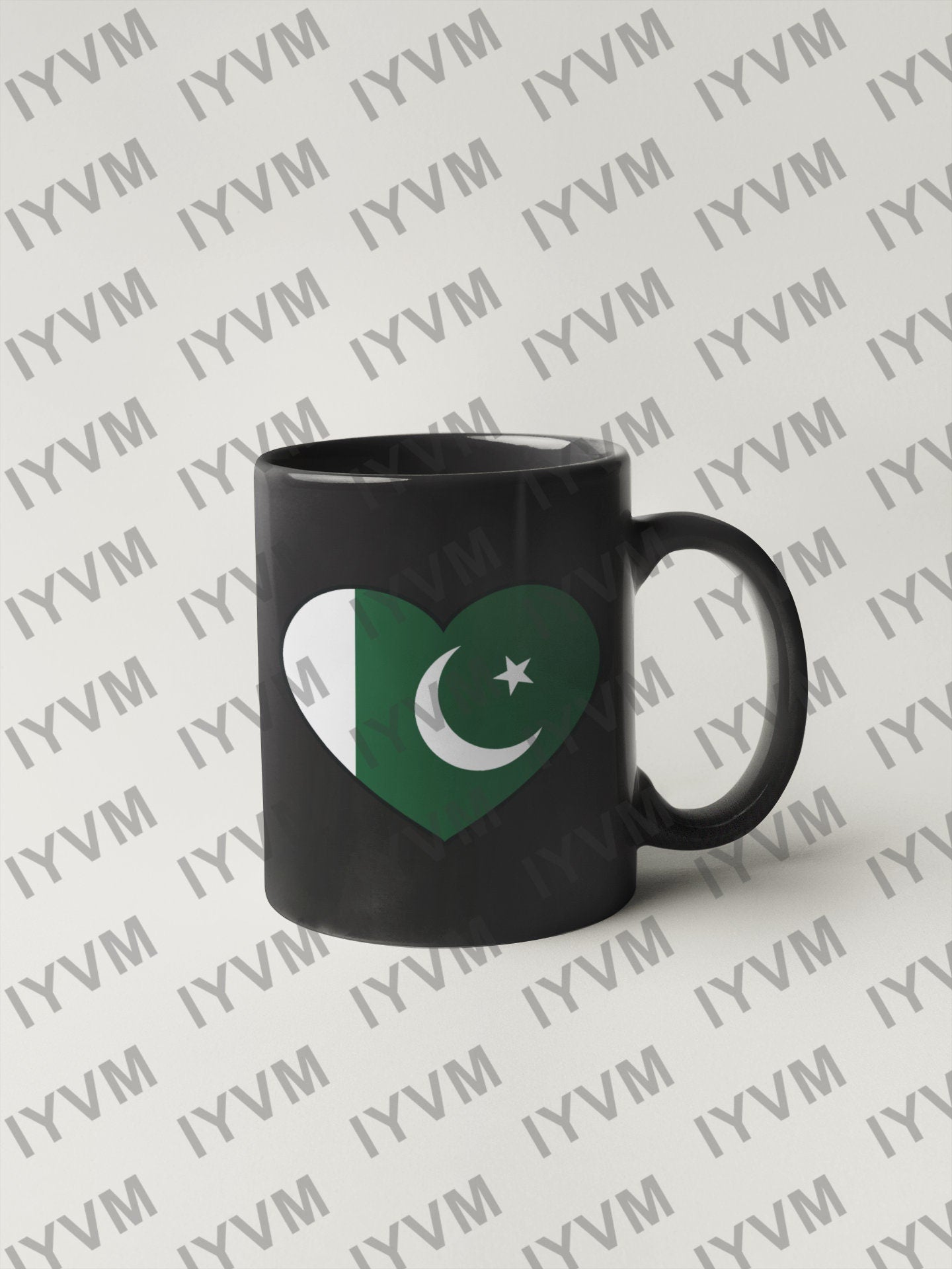 Pakistan Flag Heart Sticker Decal / Islamic Republic of Pakistan / Islamabad / Pakistani