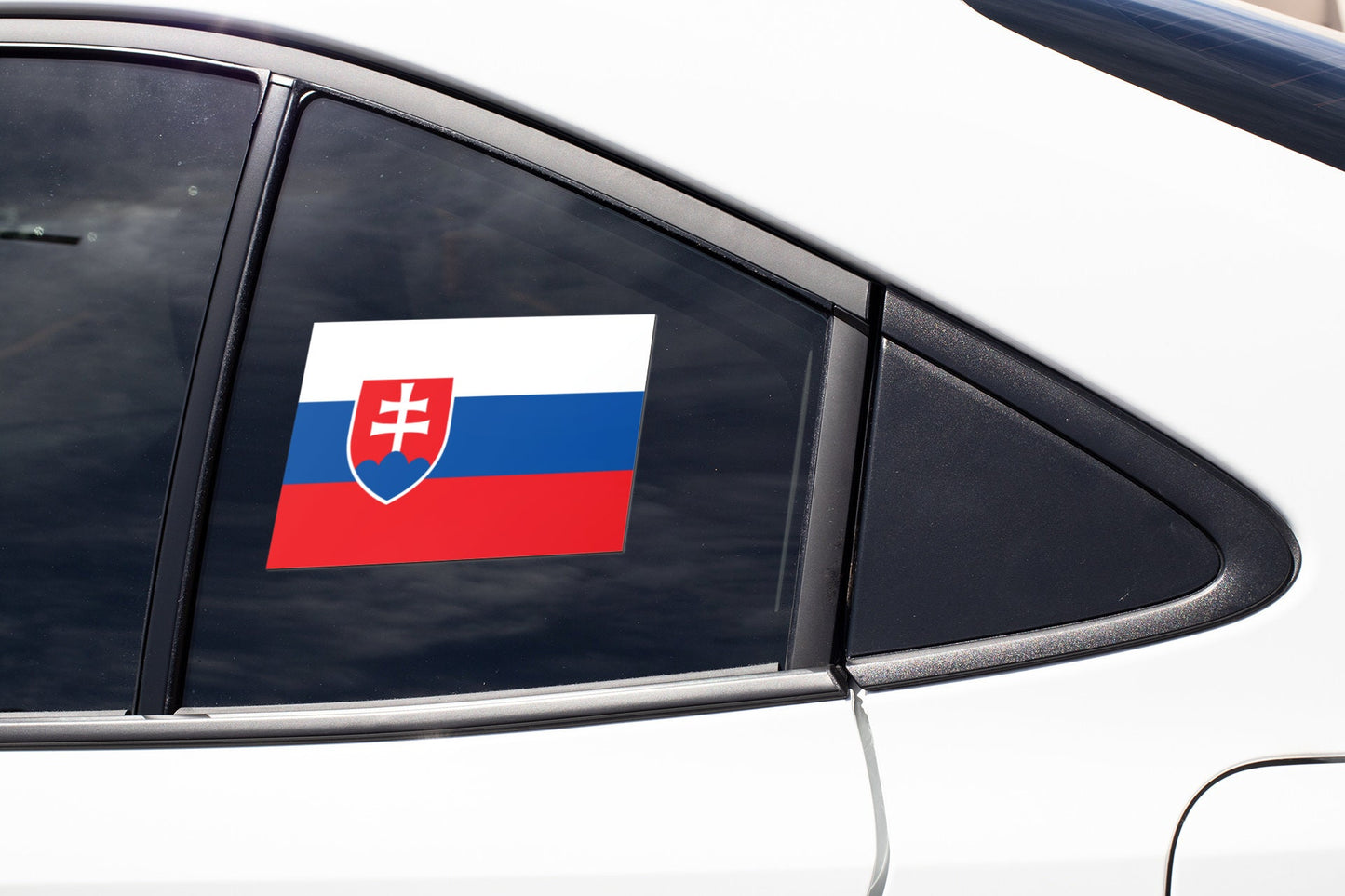 Slovakia Flag Sticker Decal