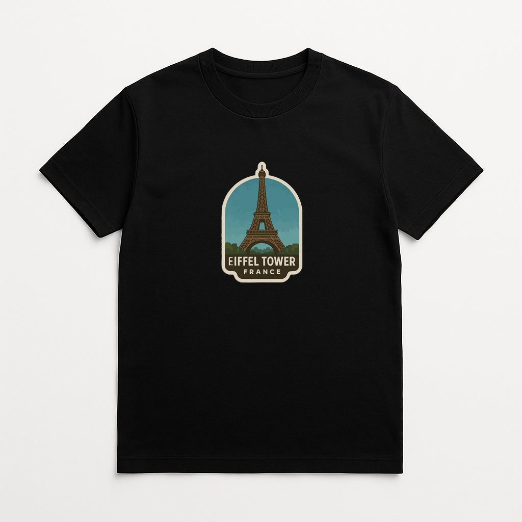 Eiffel Tower France Iron On Heat Transfer Vinyl HTV Die-Cut Symbolic Landmark