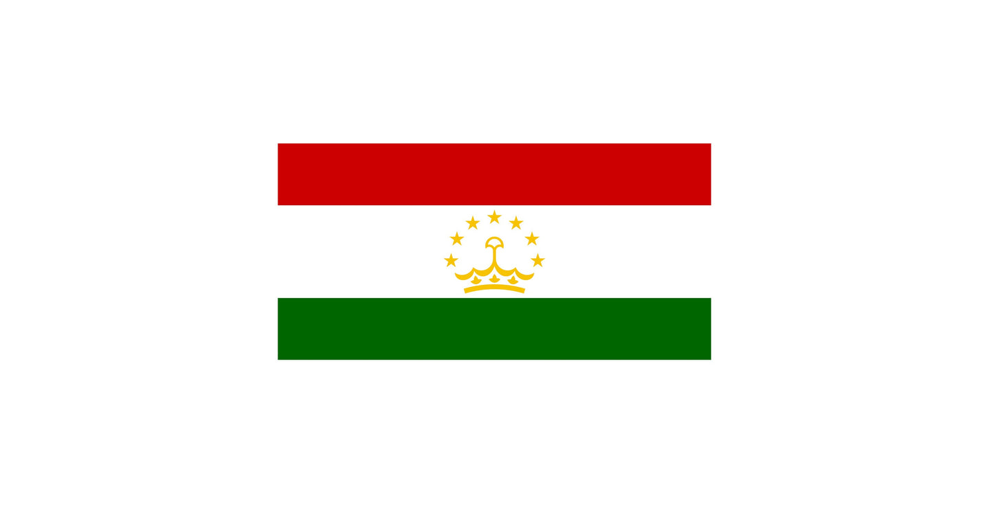 Tajikistan Flag Sticker Decal