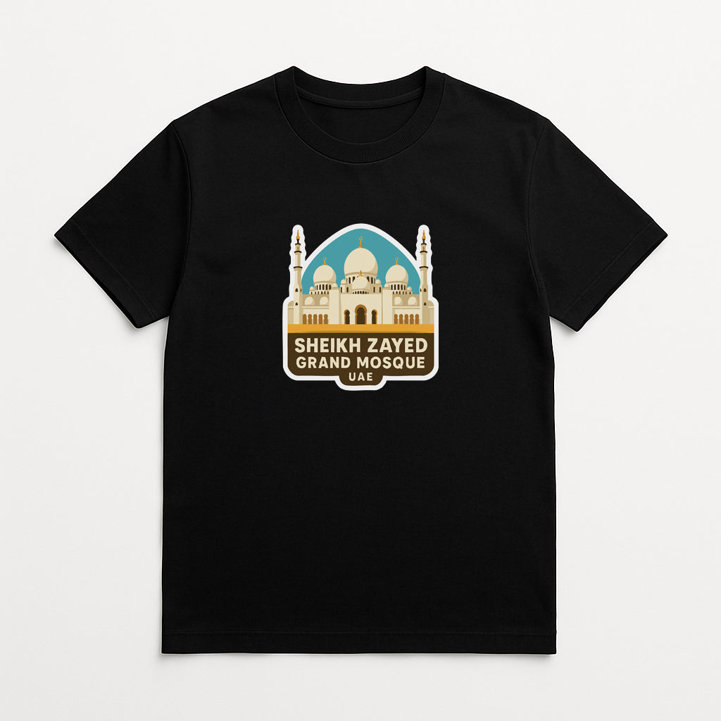 Sheikh Zayed Grand Mosque UAE Iron On Heat Transfer Vinyl HTV Die-Cut Symbolic