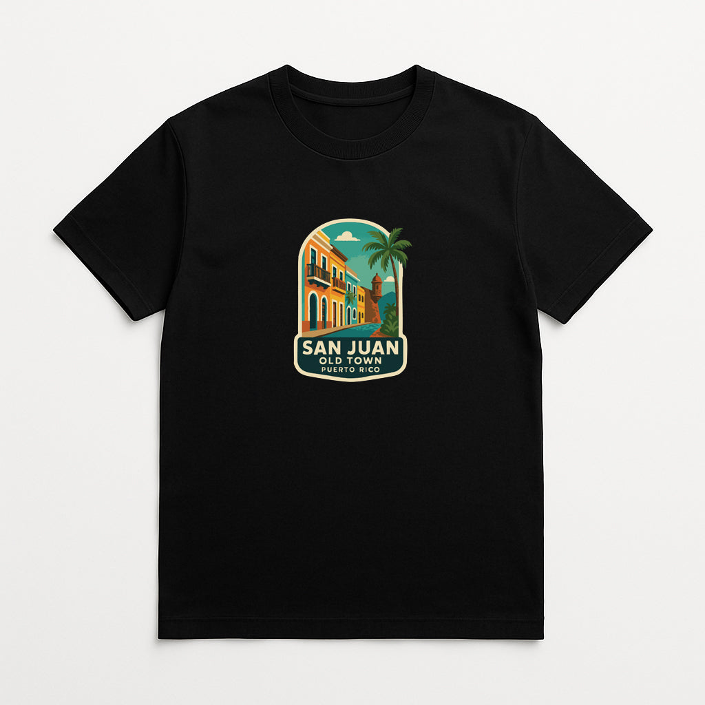 San Juan Old Town Puerto Rico Iron On Heat Transfer Vinyl HTV Die-Cut Symbolic