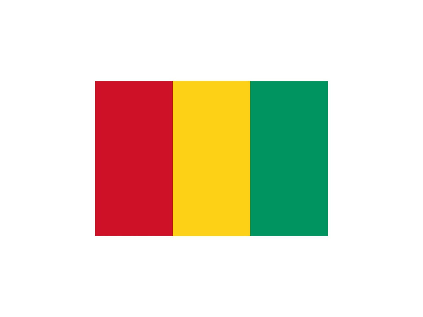 Guinea Flag Sticker Decal