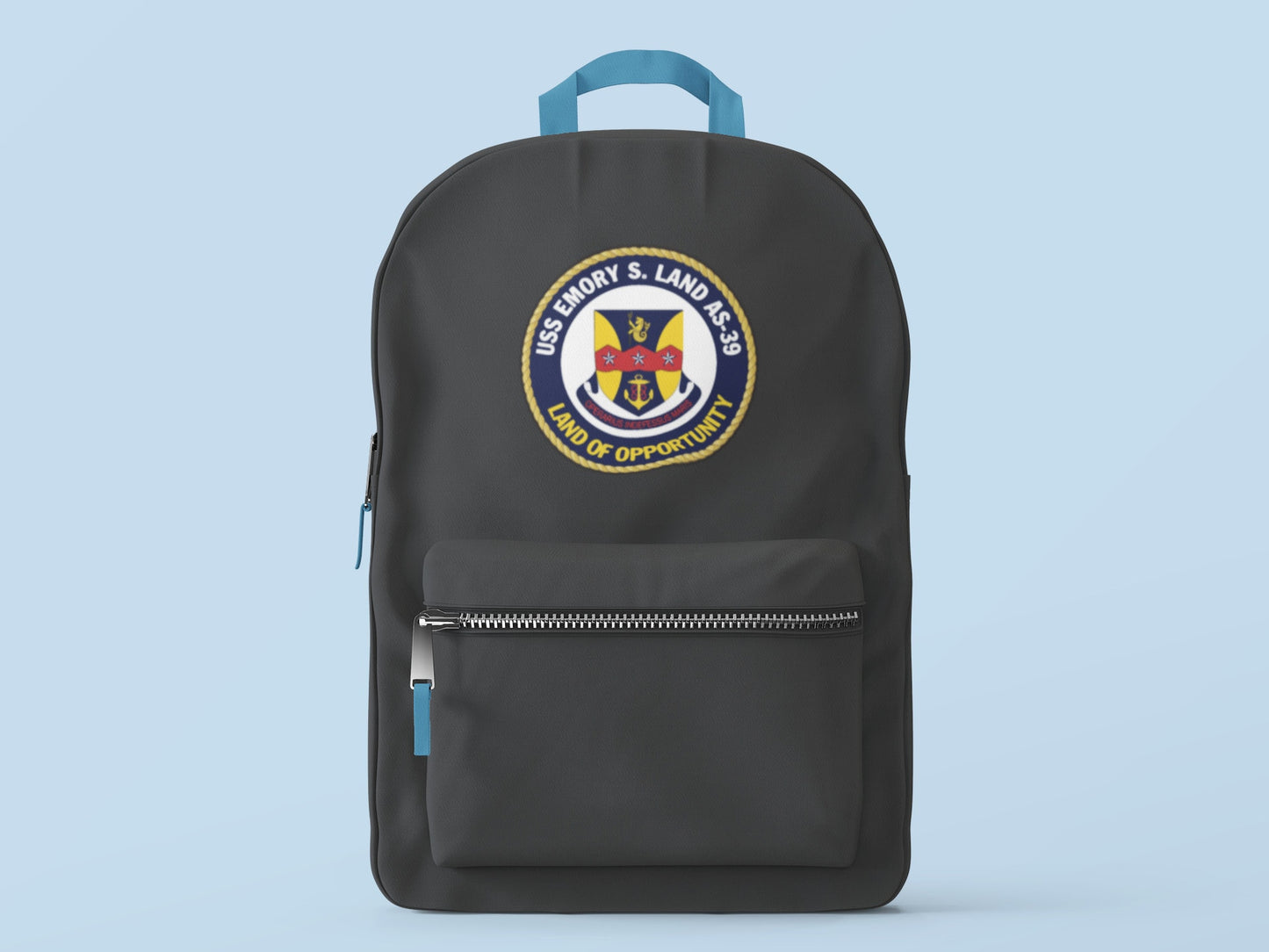 USS Emory S. Land AS-39 Badge Iron On Heat Transfer Vinyl HTV Emory S. Land Class Submarine Tender