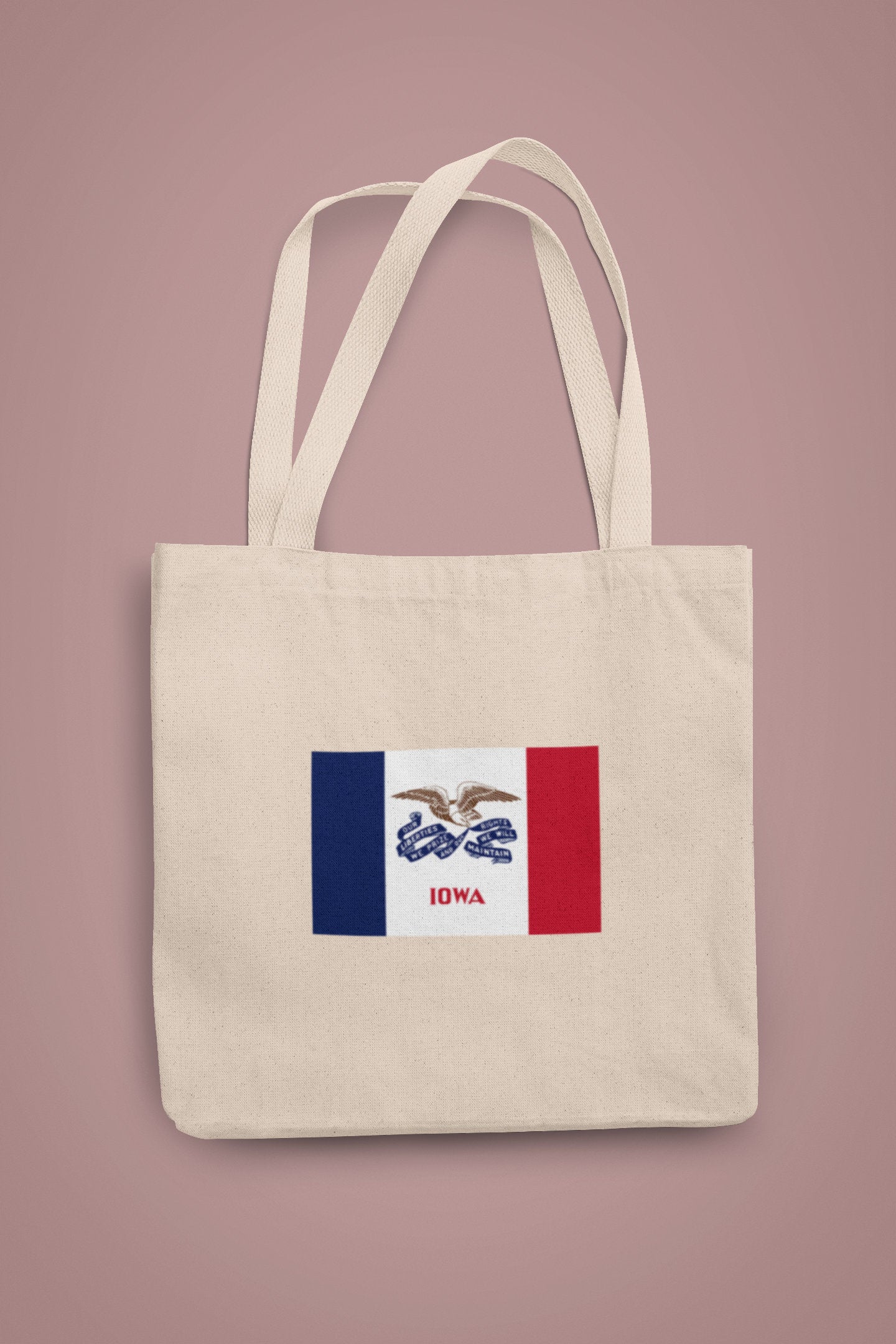 State of Iowa Flag Iron On Heat Transfer Vinyl HTV  Iowa State  Des Moines  The Hawkeye State