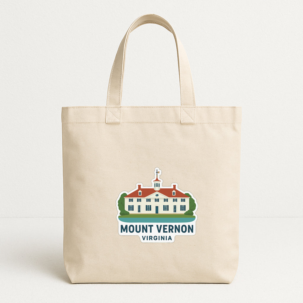 Mount Vernon Virginia Iron On Heat Transfer Vinyl HTV Die-Cut Symbolic Landmark