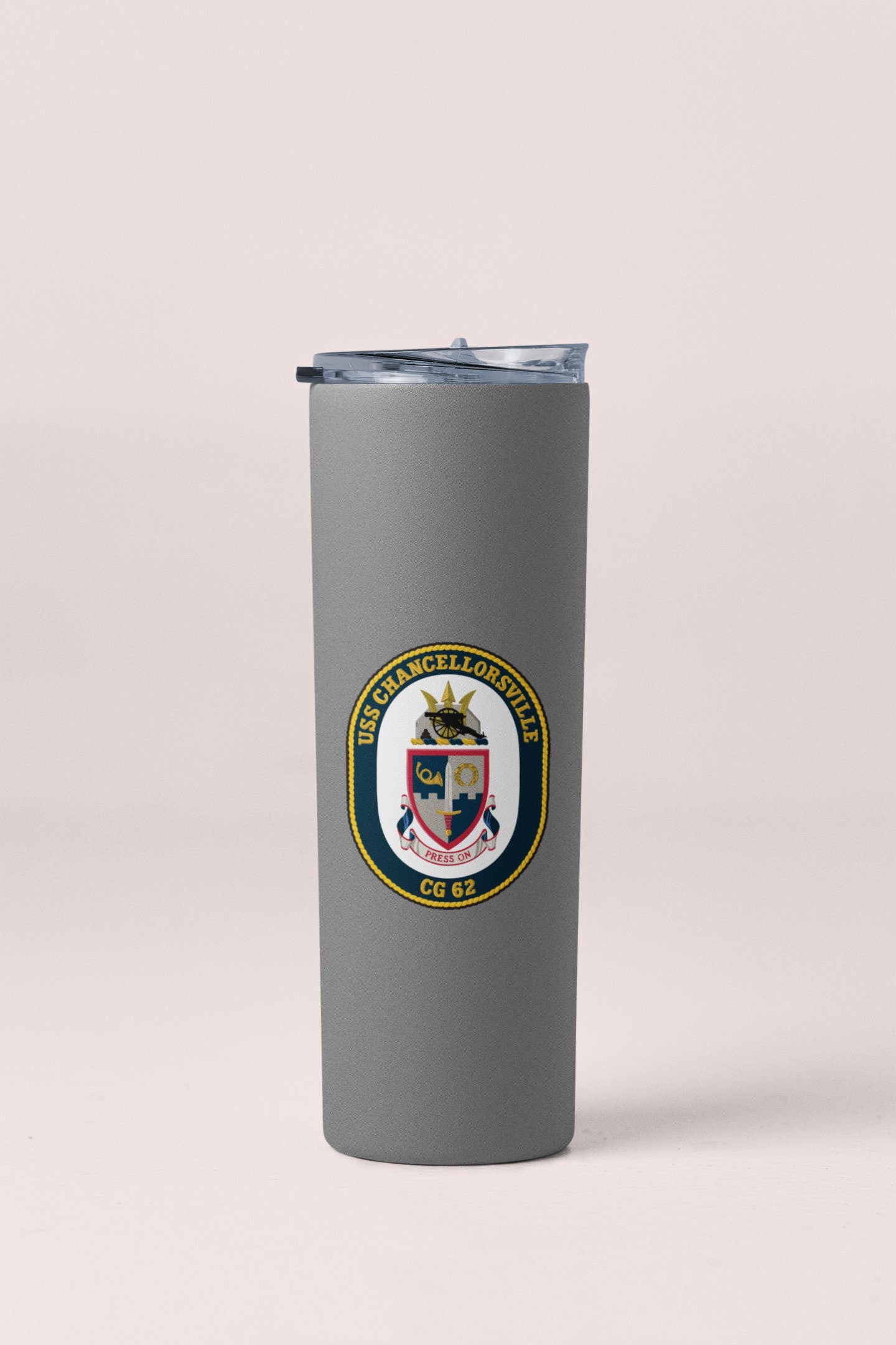 USS Chancellorsville CG-62 Badge Sticker Decal Ticonderoga Class Cruiser Car Sticker Bumper Sticker for Car Emblem