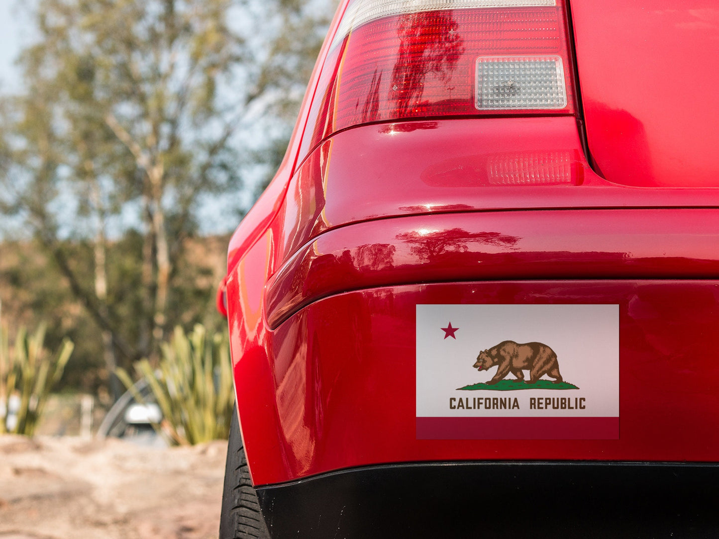 California Flag Vinyl Sticker Decal