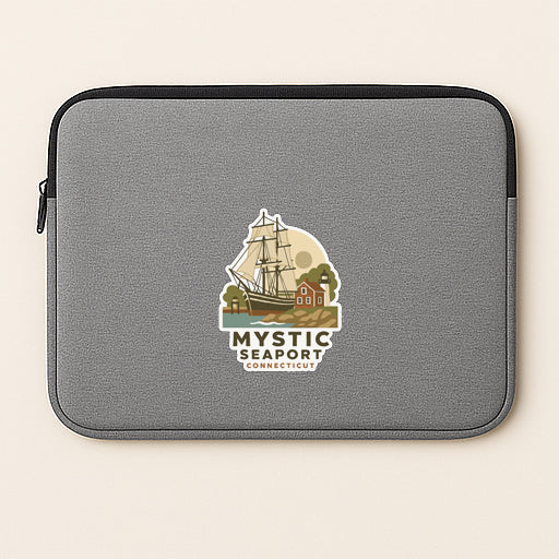 Mystic Seaport Connecticut Iron On Heat Transfer Vinyl HTV Die-Cut Symbolic