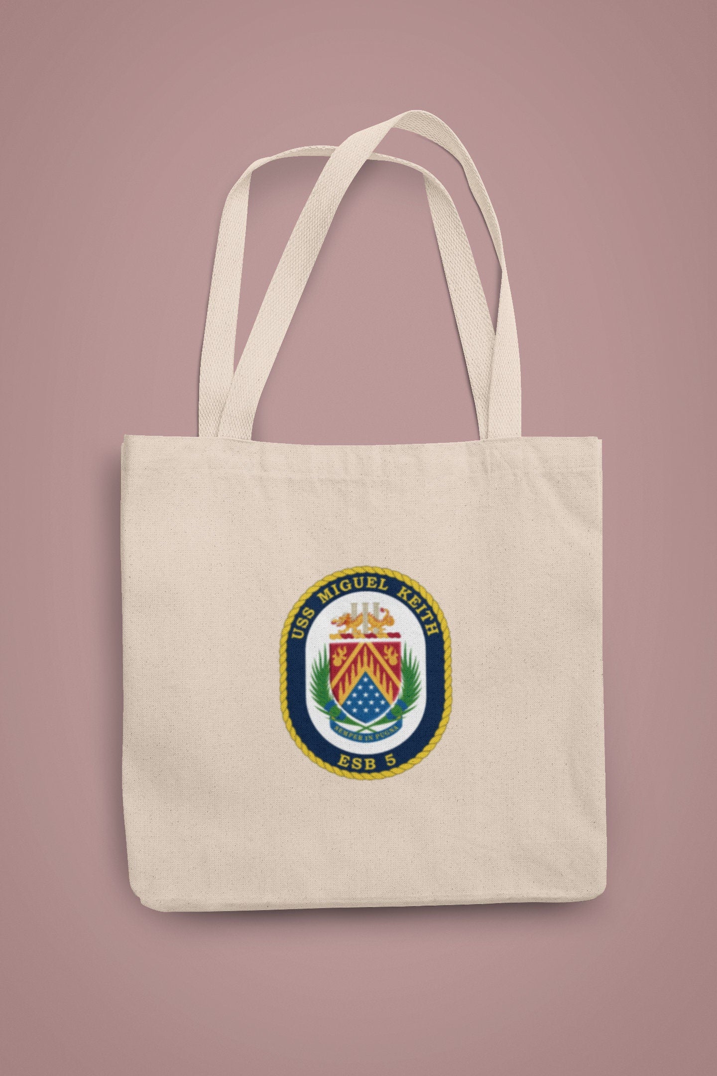 USS Miguel Keith ESB-5 Badge Iron On Heat Transfer Vinyl HTV Lewis B. Puller Class Expeditionary mobile base