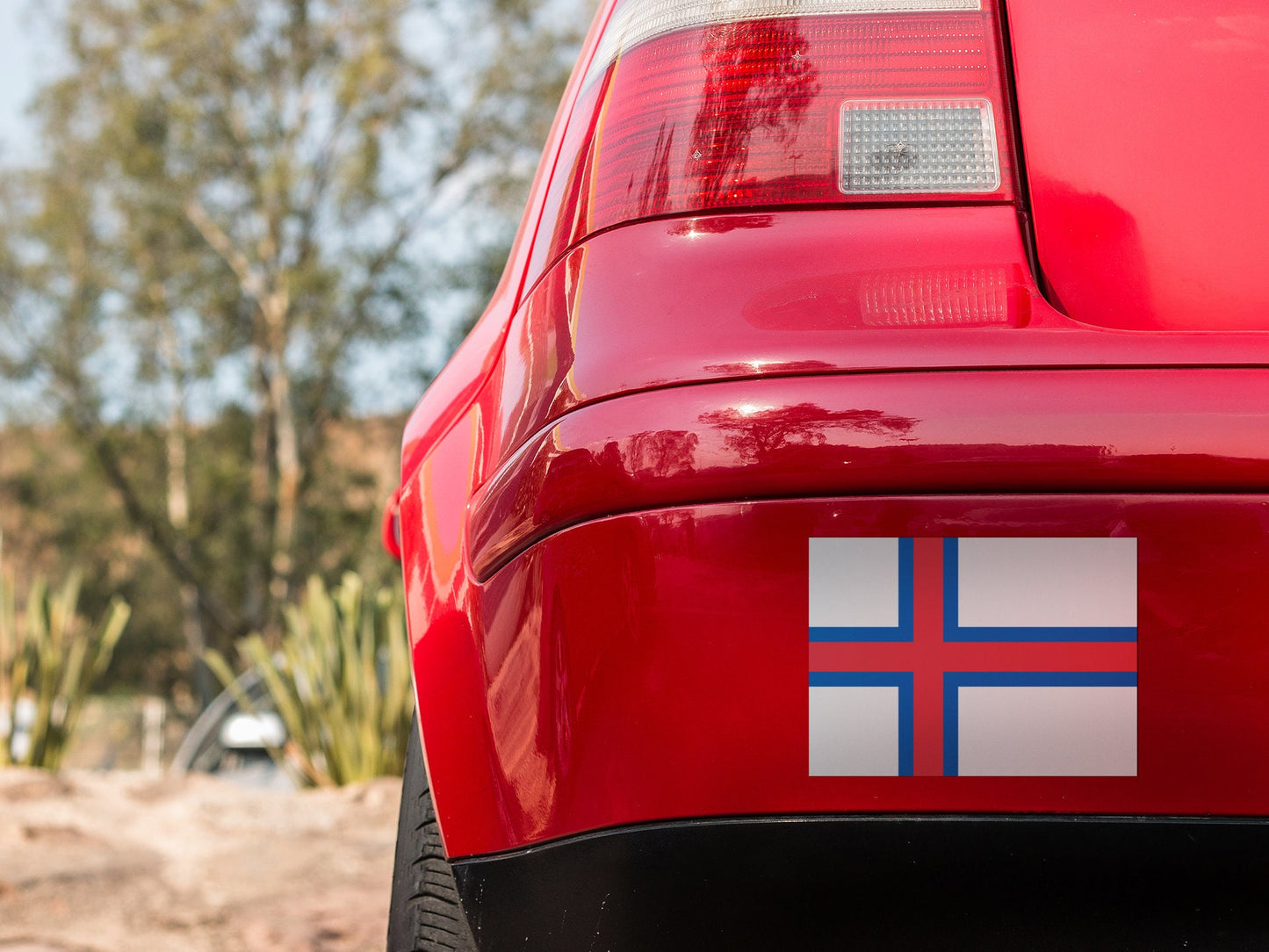 Faroe Islands Flag Sticker Decal