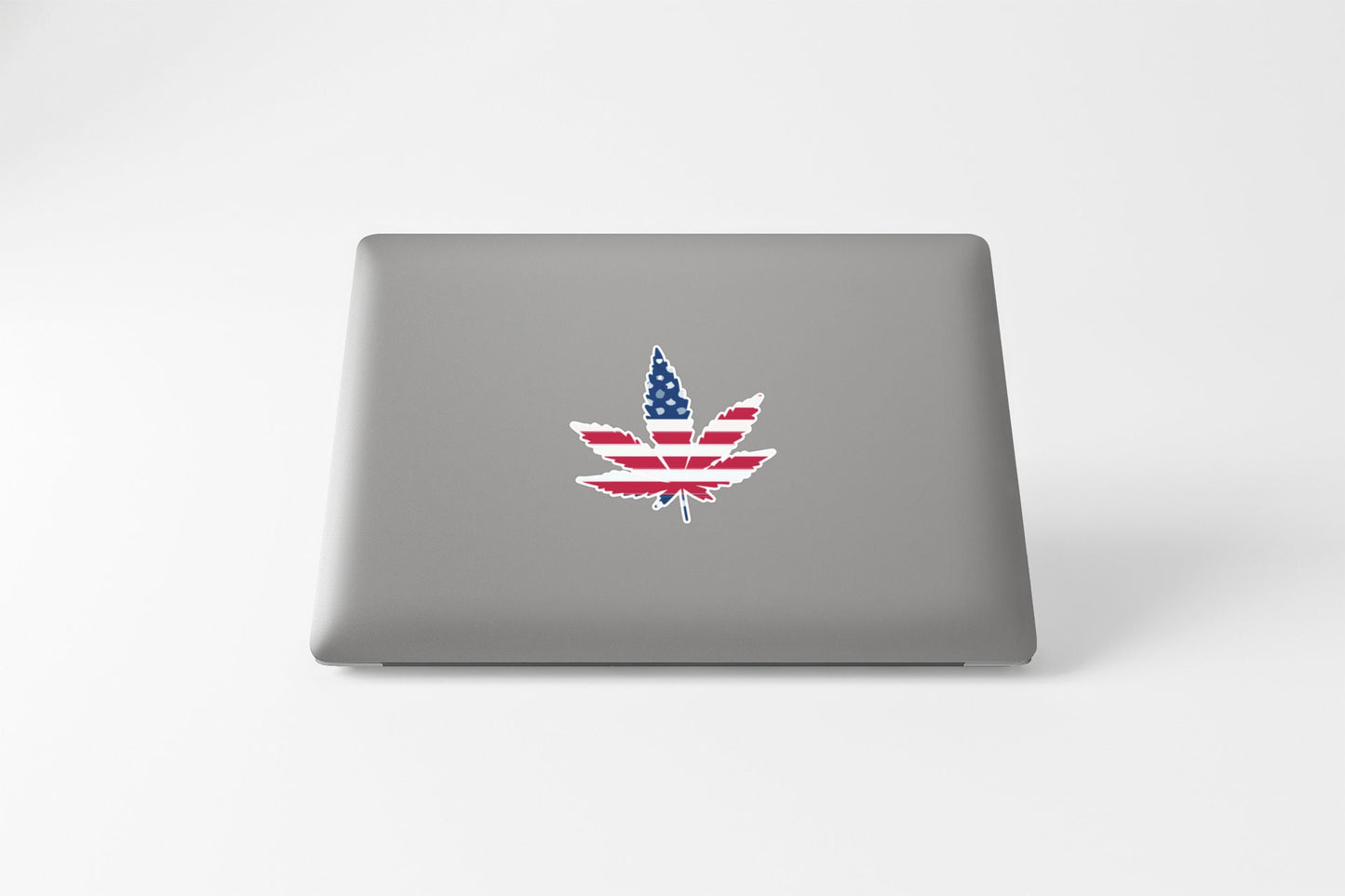 Cannabis Mota Leaves Sticker Decal American Flag Pot Legalization Recreational Legal Marijuana Weed