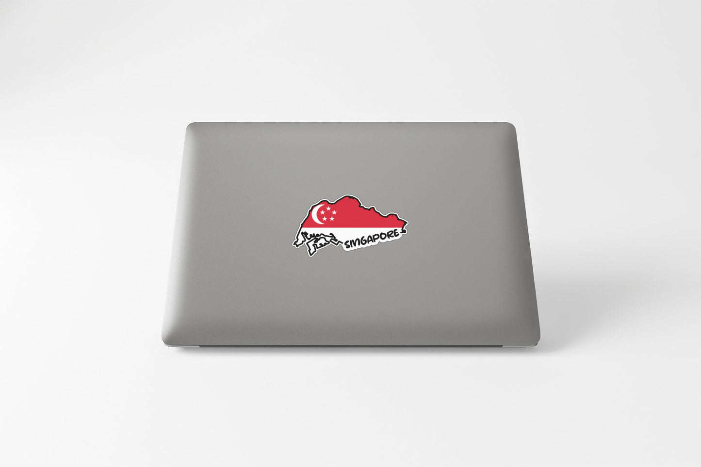 Singapore Map Flag Sticker Decal